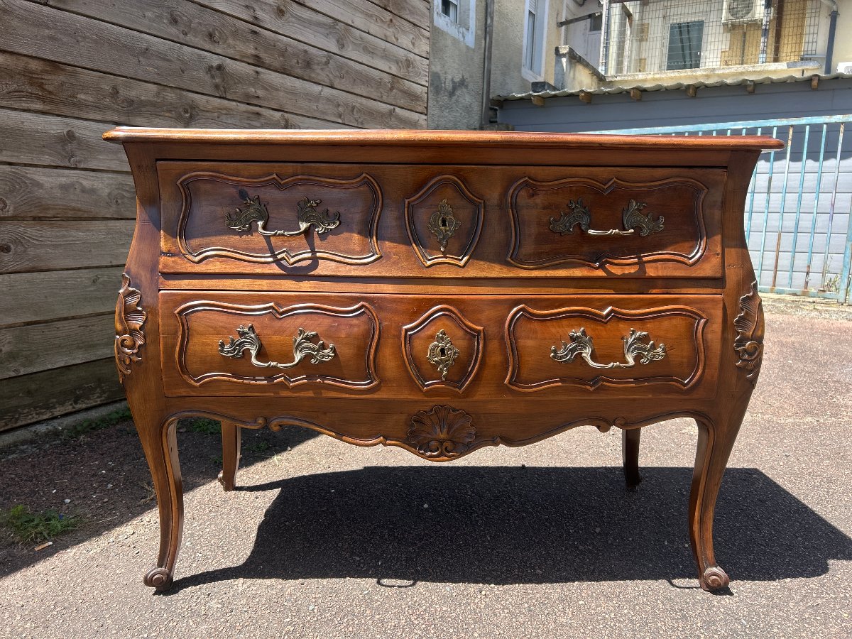 Commode Sauteuse de Style louis XV-photo-3