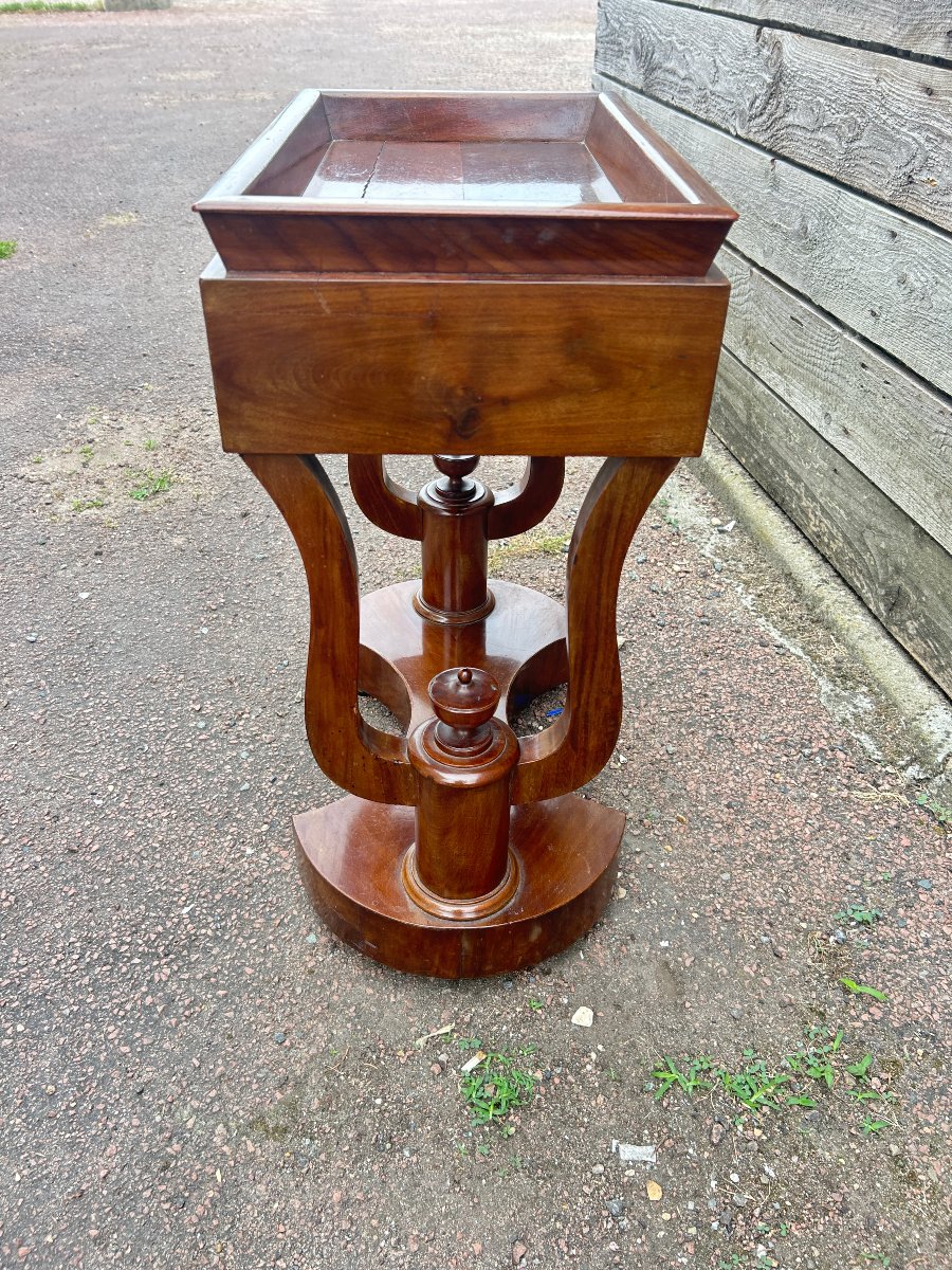 Mahogany Side Table, Restoration Period-photo-3
