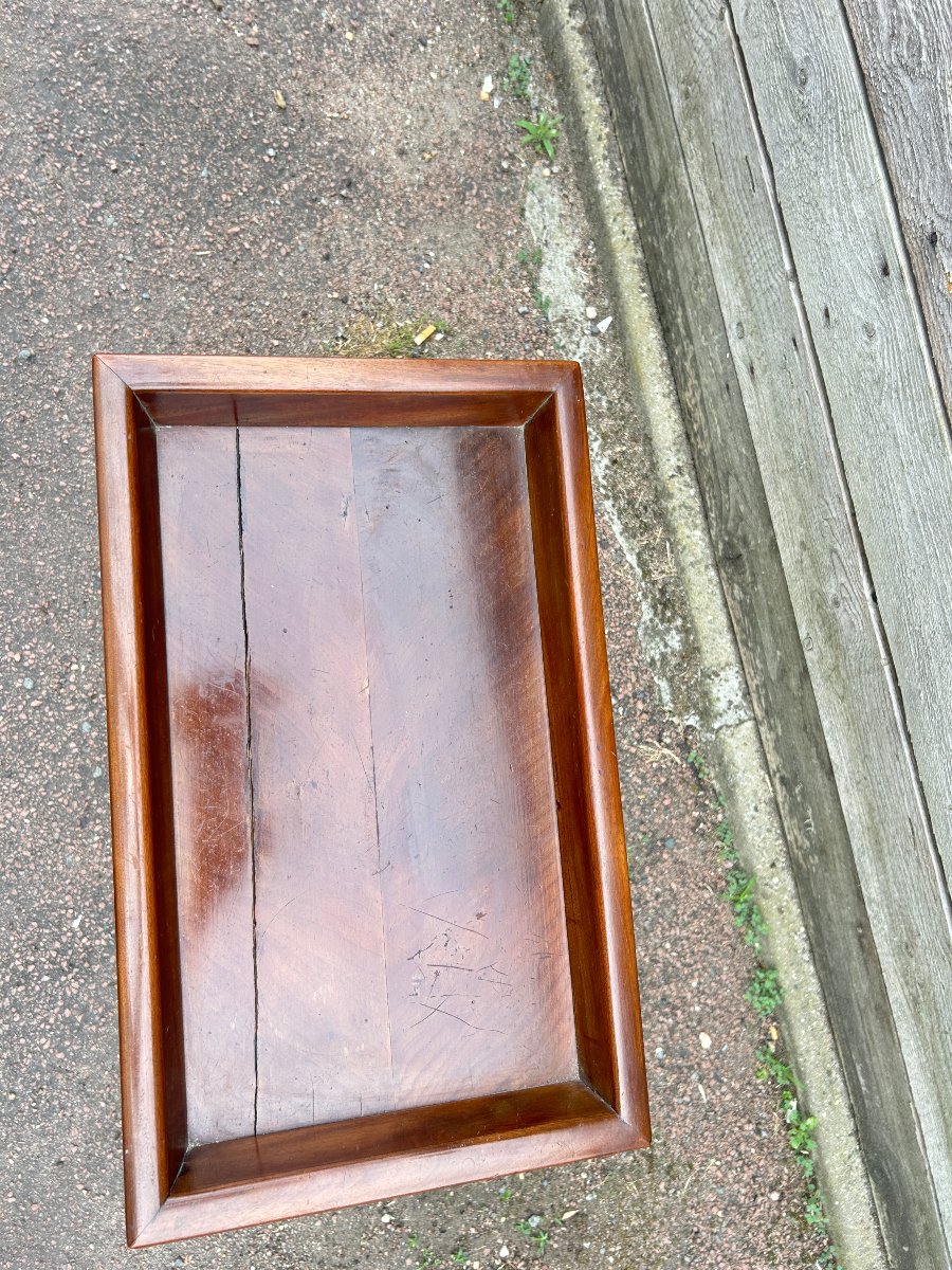 Mahogany Side Table, Restoration Period-photo-5
