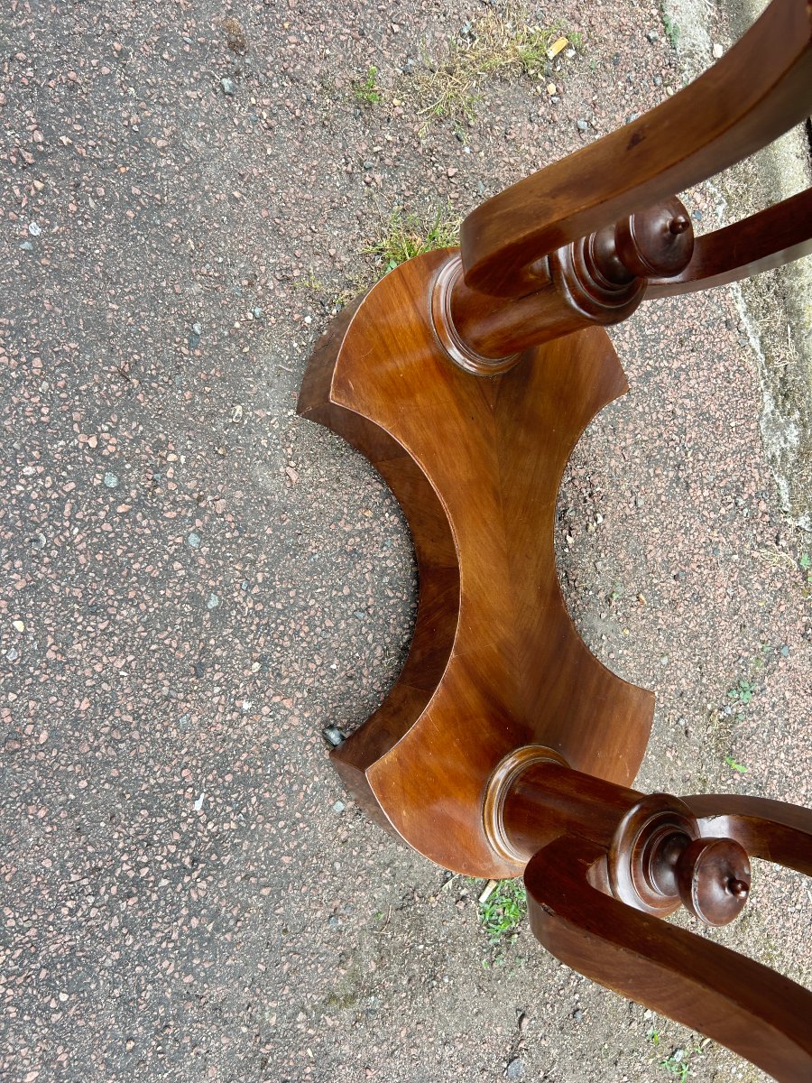 Mahogany Side Table, Restoration Period-photo-6