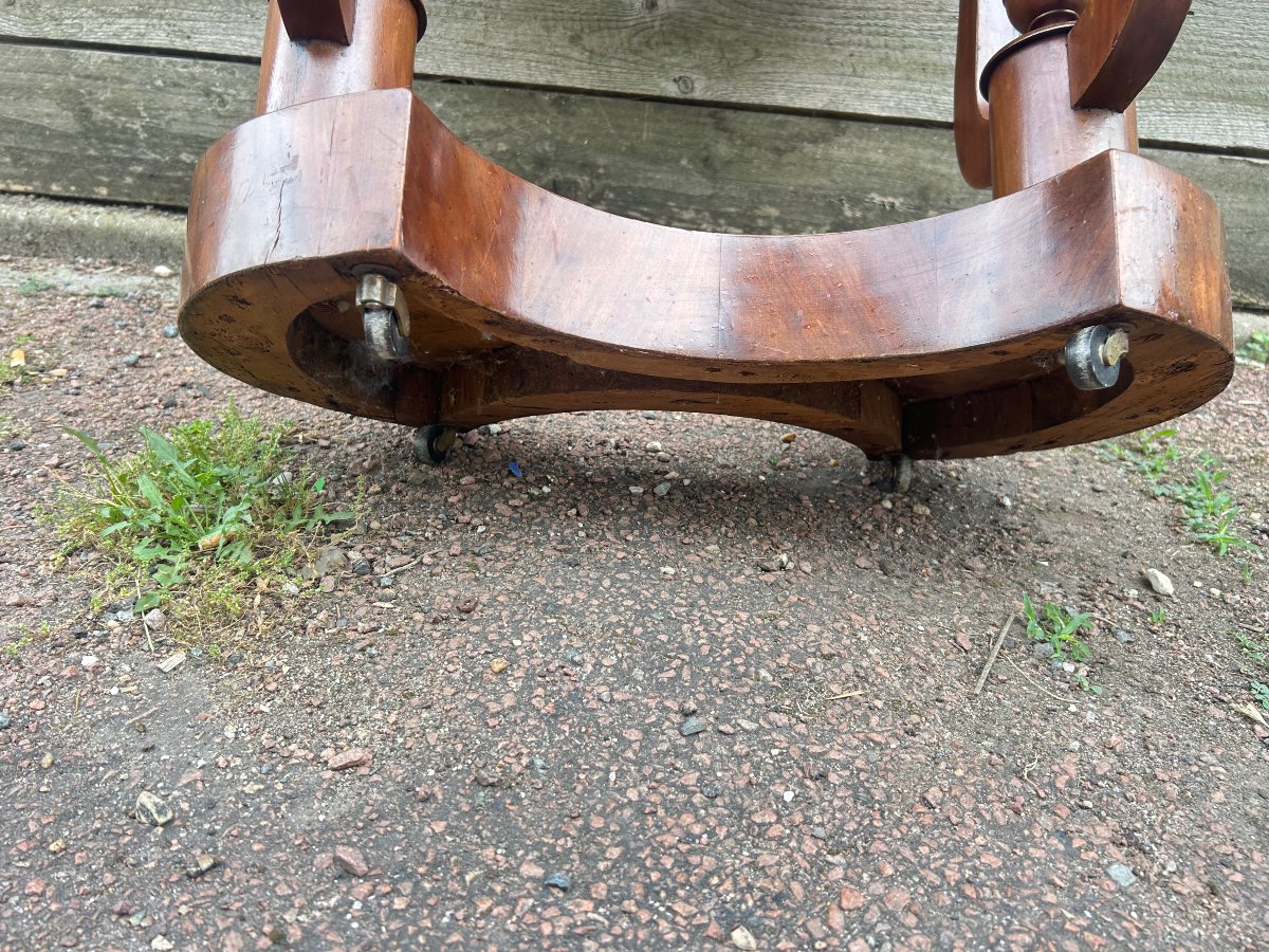 Mahogany Side Table, Restoration Period-photo-7