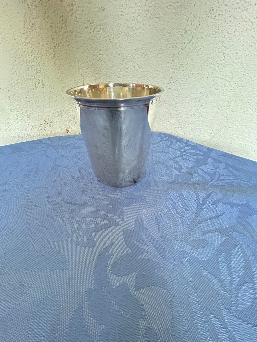 Timbale argent massif  , 115g, par Tonnelier Théodore-photo-1