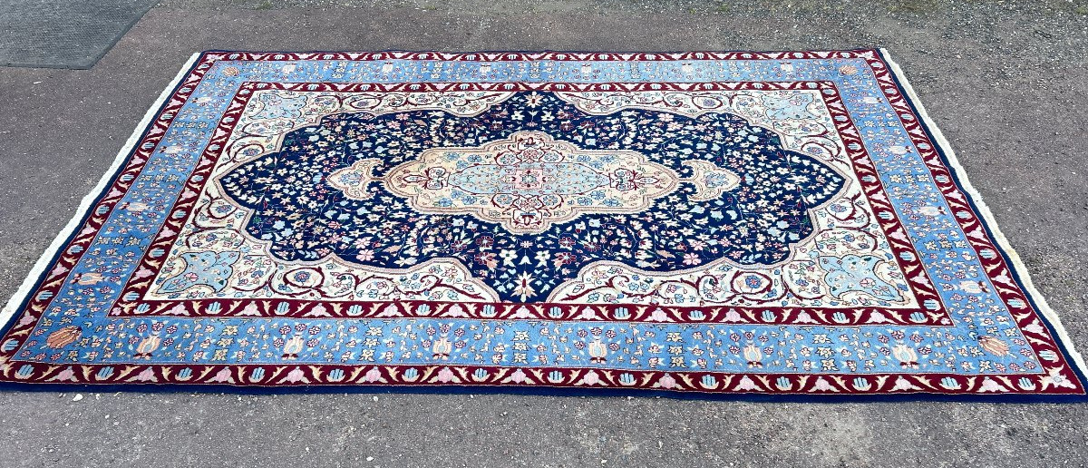Grand Tapis en laine du Pakistan , noué main, XX S-photo-2