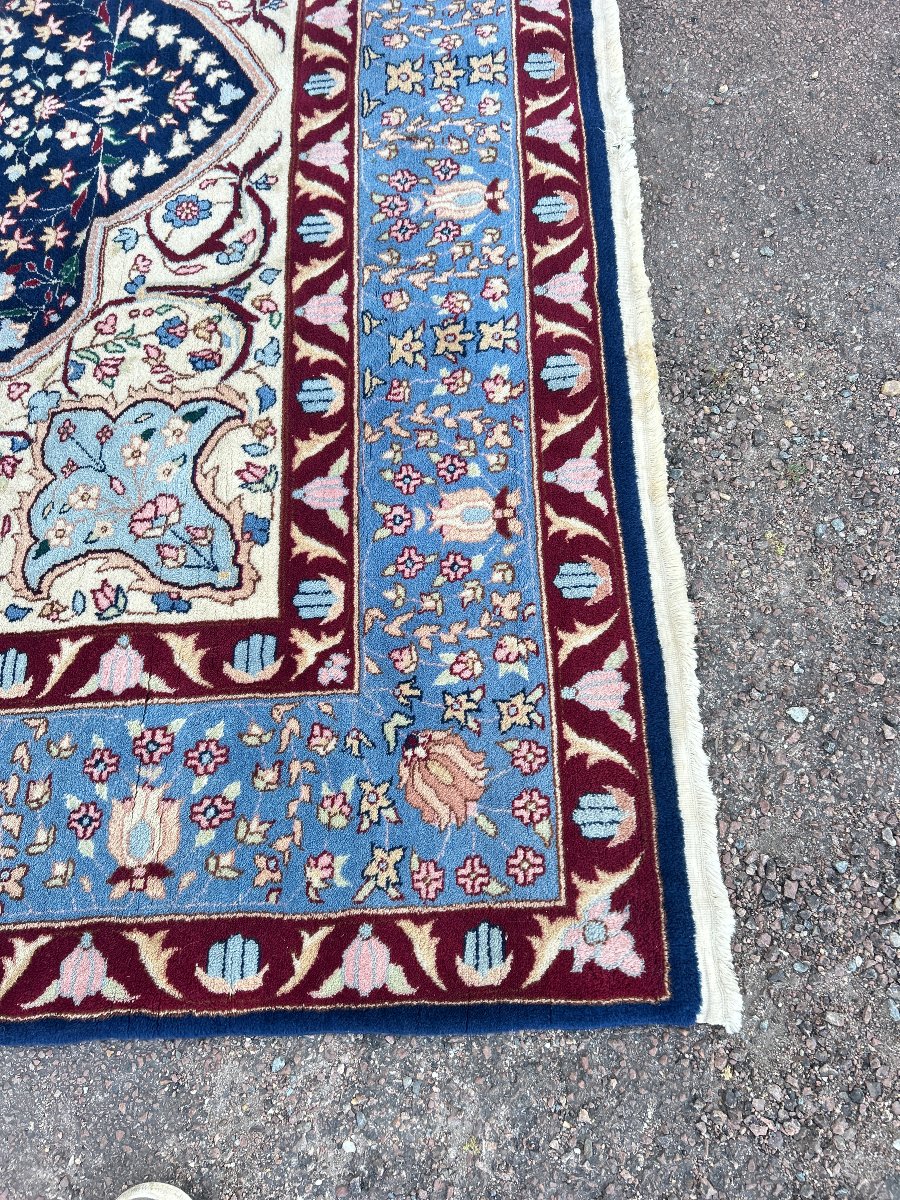 Grand Tapis en laine du Pakistan , noué main, XX S-photo-4