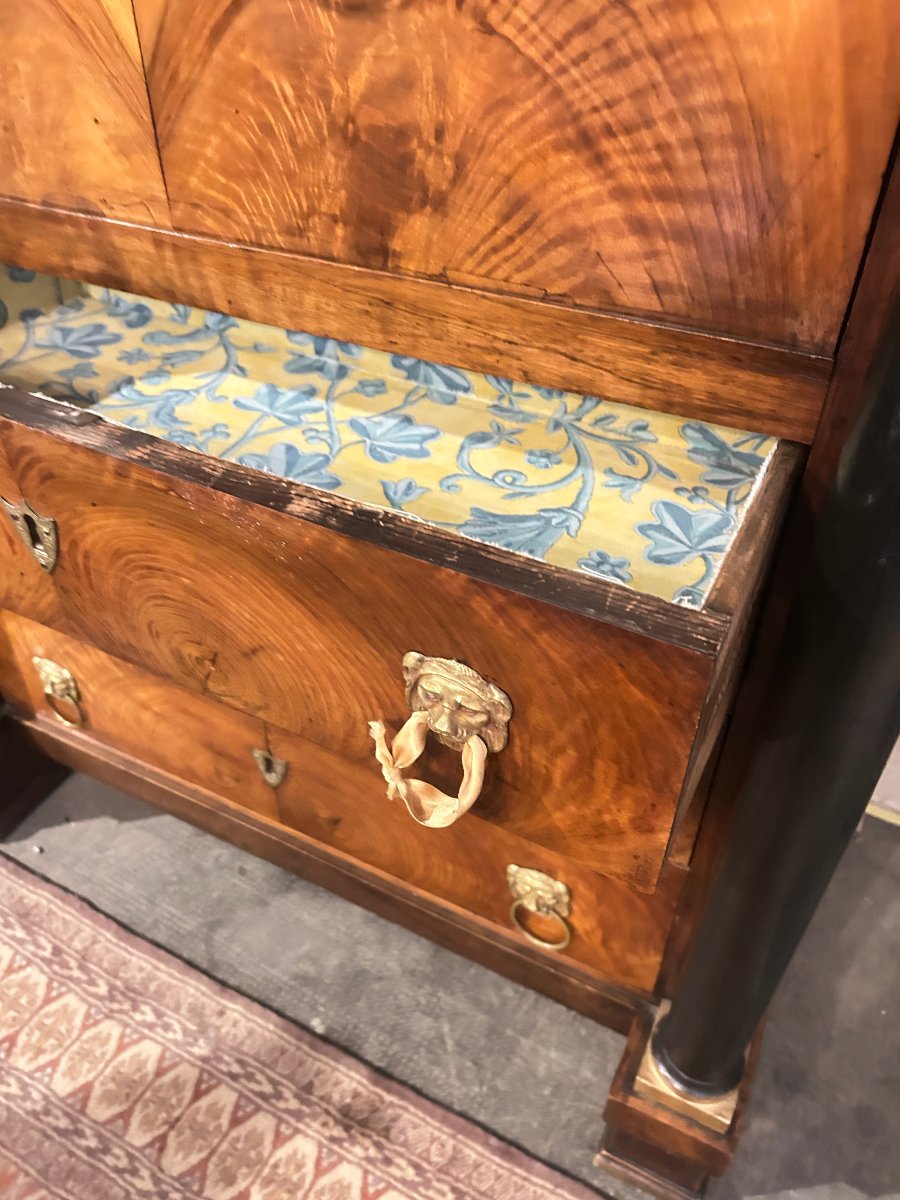 Empire-style Secretary Desk With A Drop-leaf-photo-3