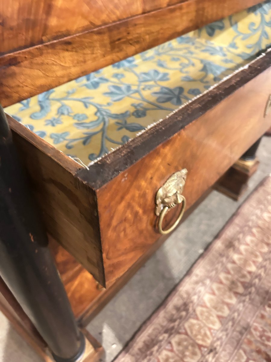 Empire-style Secretary Desk With A Drop-leaf-photo-4