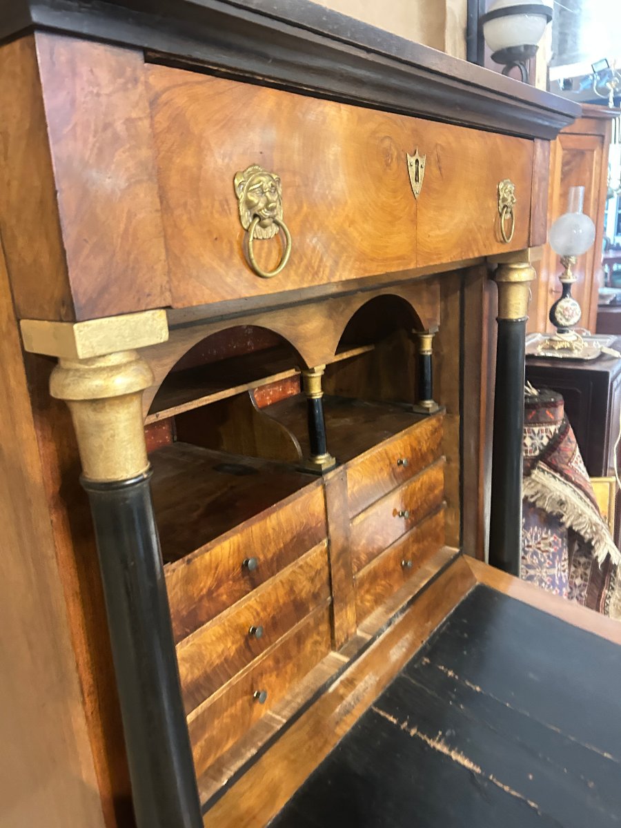 Empire-style Secretary Desk With A Drop-leaf-photo-1