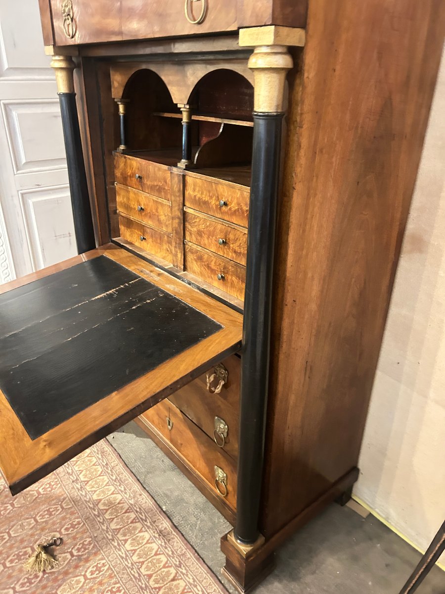 Empire-style Secretary Desk With A Drop-leaf-photo-2