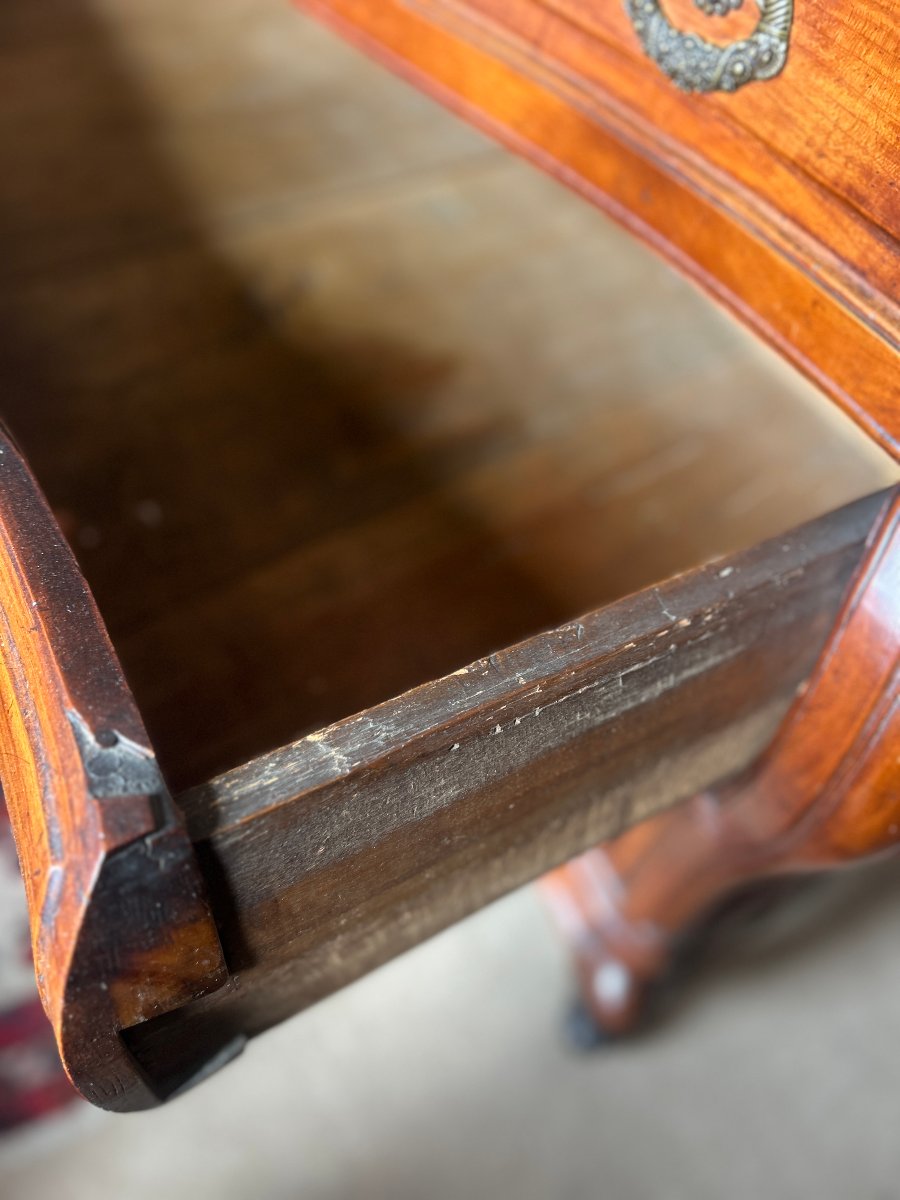 Commode bordelaise de Style Louis XV en cerisier, XIX S-photo-2