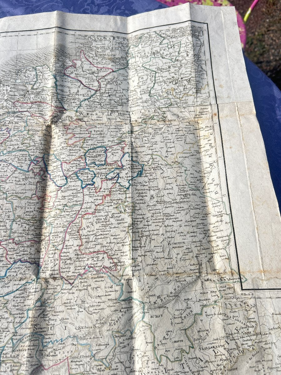 Carte de l'Empire français et du Royaume d'Italie 1811-photo-2