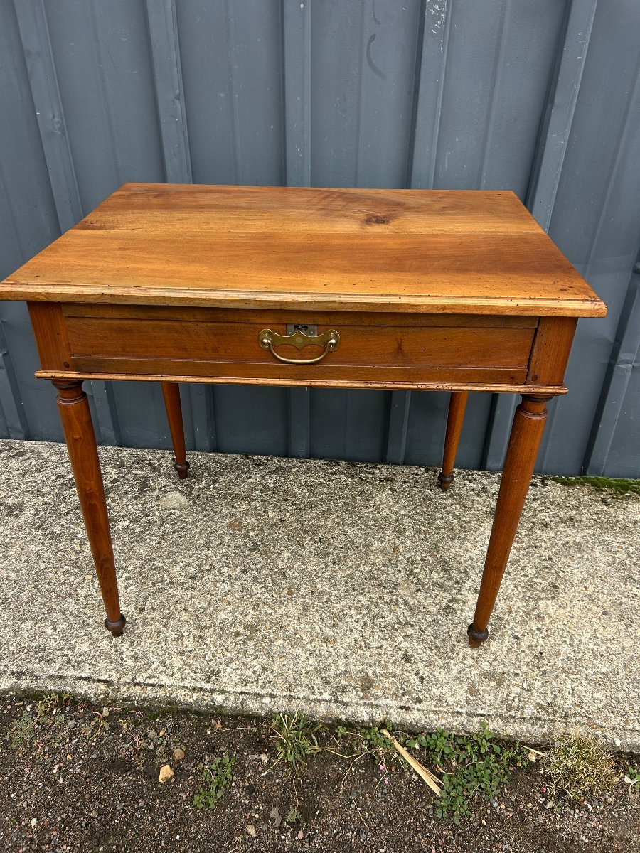 Bureau Directoire en noyer-photo-4