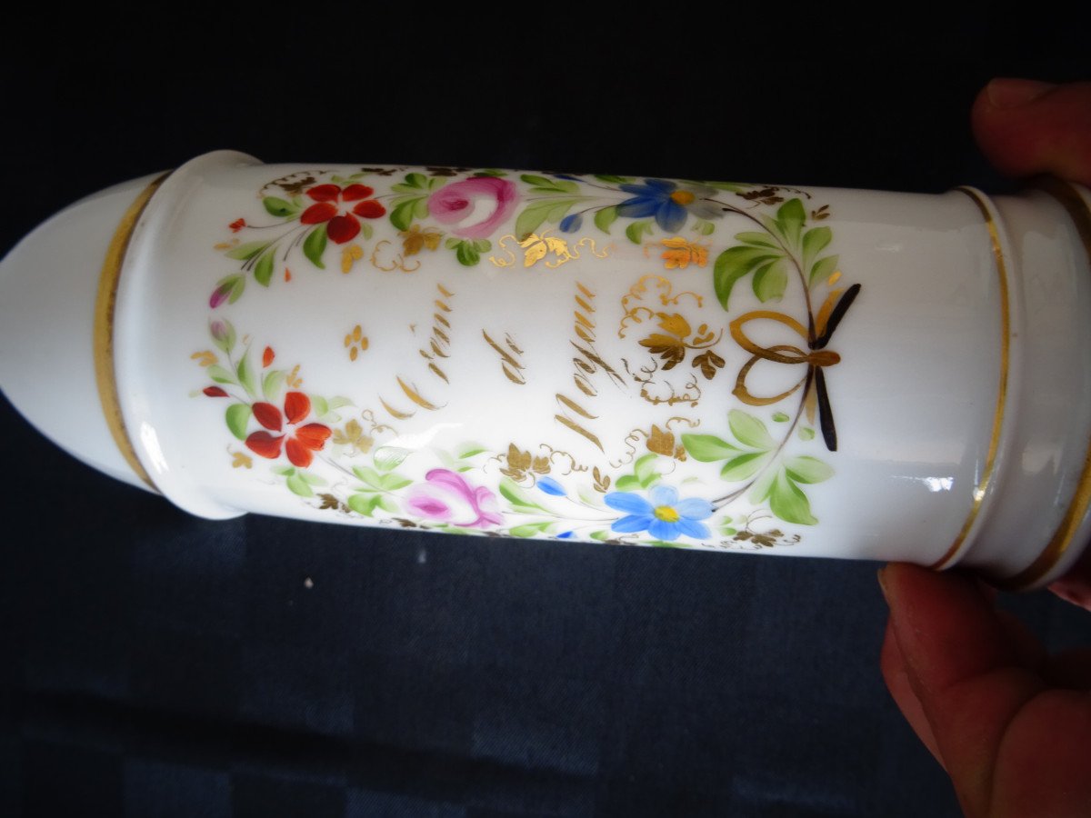Porcelain Water Bottle, Floral Decor-photo-6