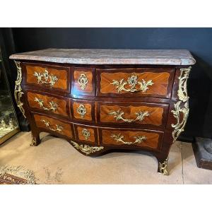 Inlaid Commode Louis XV Period