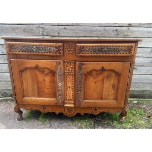 Buffet bas de Style Louis XV Saintongeais