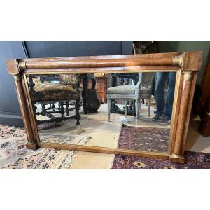 Miroir Style Empire à demi colonnes