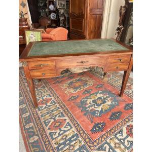 Bureau  plat de Style Directoire en acajou