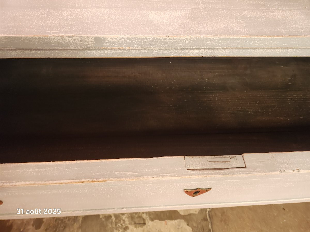 Louis XVI Style Painted Chest Of Drawers 19th Century -photo-4