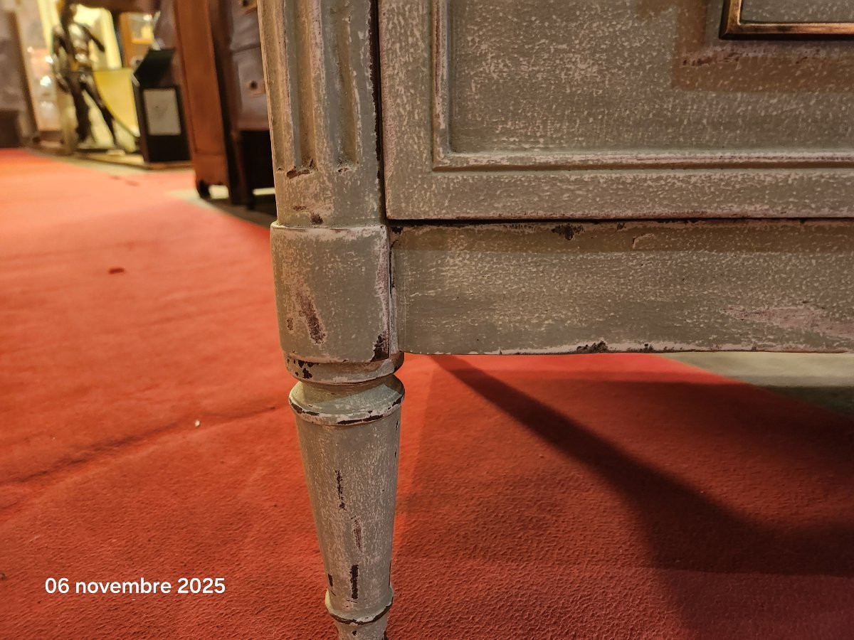 Louis XVI Painted Commode, Late 18th Century-photo-2