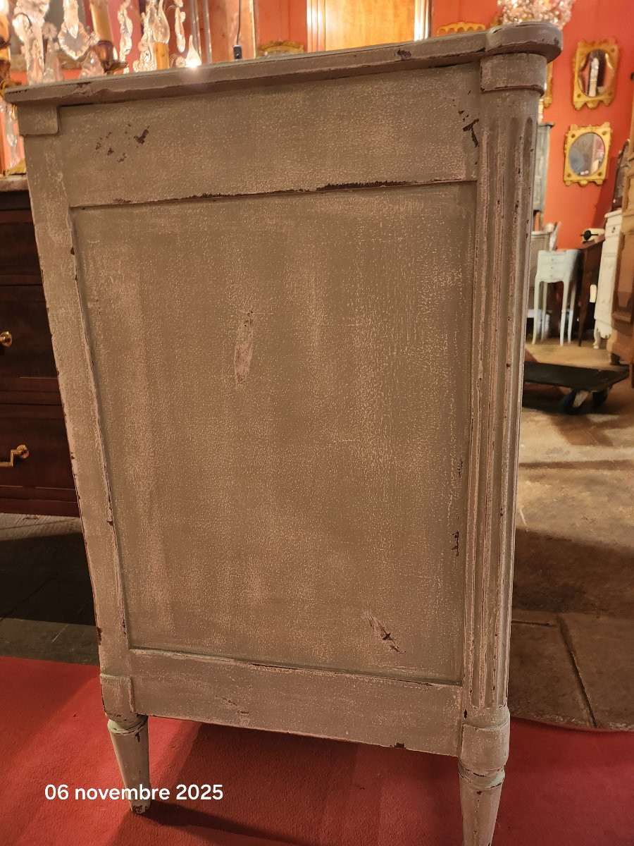 Louis XVI Painted Commode, Late 18th Century-photo-6