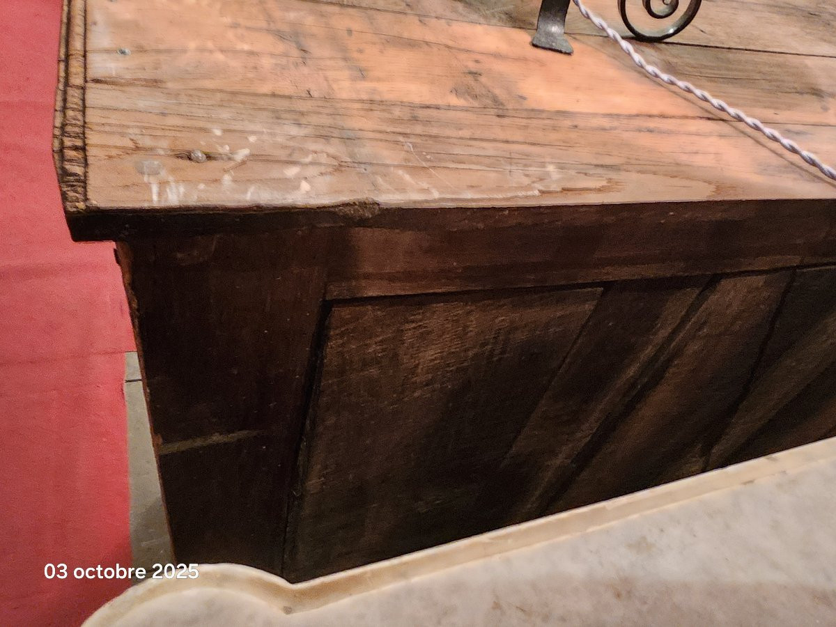 Louis XV Style Striped Oak Sideboard, 18th Century -photo-2