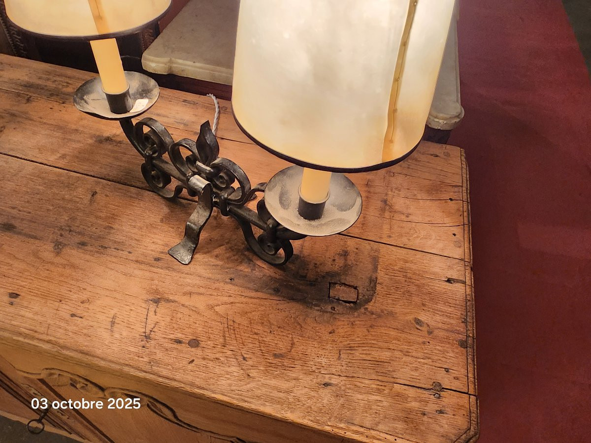 Louis XV Style Striped Oak Sideboard, 18th Century -photo-4