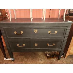 Painted Directoire Style Chest Of Drawers, Late 18th Century