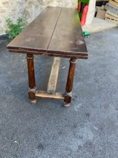 Beautiful Monastery Table With Drop Leaves