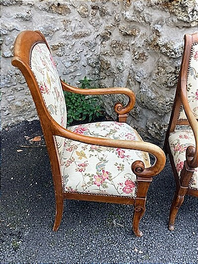 Pair Of Directoire Armchairs-photo-2