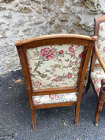 Pair Of Directoire Armchairs-photo-3