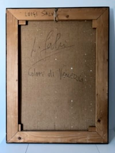 Oil On Canvas Luigi Salvi-photo-3