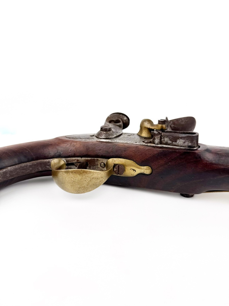 French Flintlock Pistol – Model An XIII – 1813 – Tulle Imperial Arsenal – Napoleonic Era-photo-2