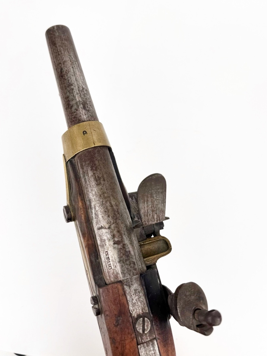 French Flintlock Pistol – Model An XIII – 1813 – Tulle Imperial Arsenal – Napoleonic Era-photo-5