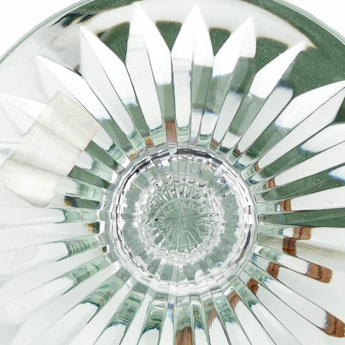 Baccarat – 6 verres Roemer modèle Colbert vert-photo-4