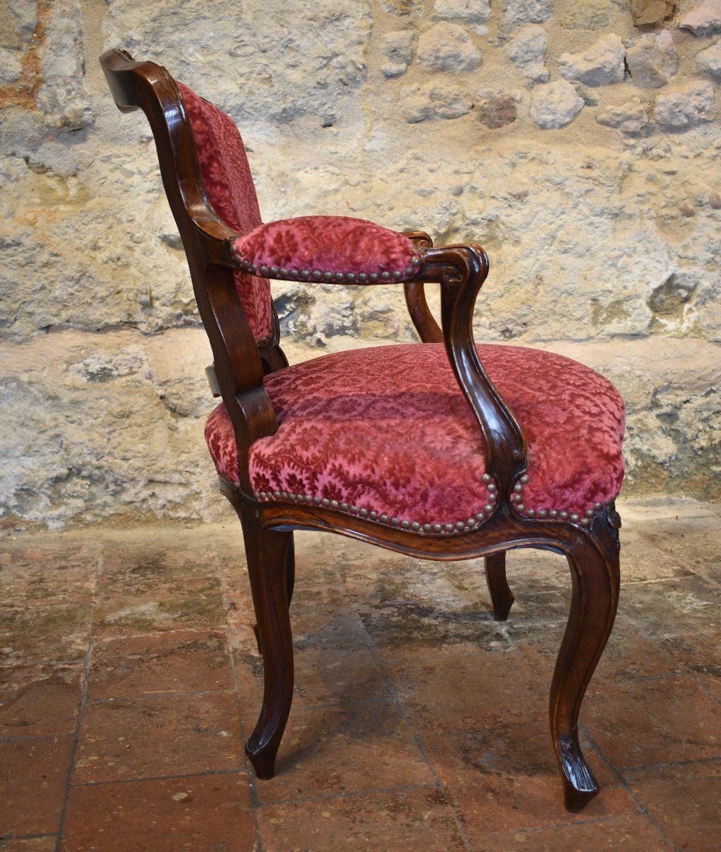 Pair Of Louis XV Period  Armchairs-photo-4