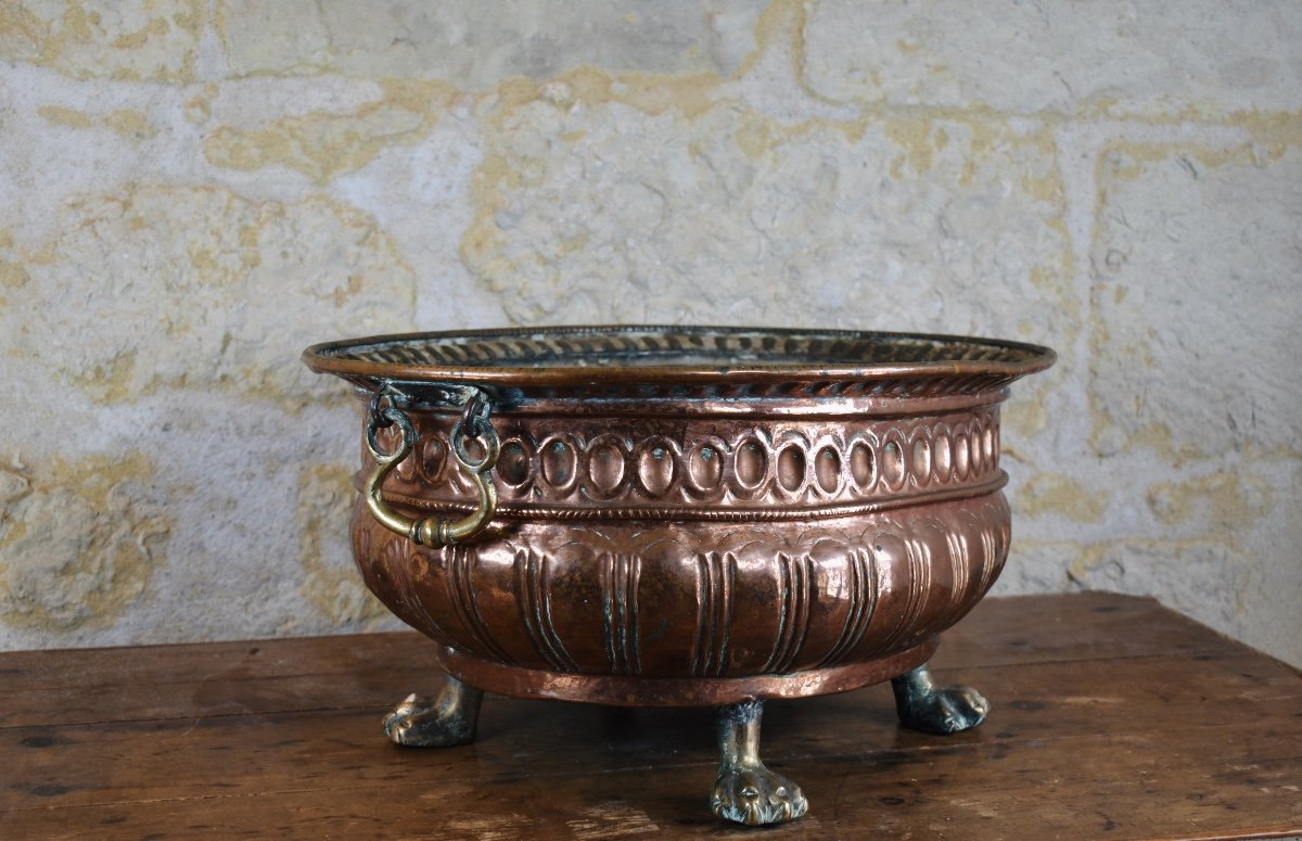 Italian Copper Wine Cooler - 17th Century -photo-2