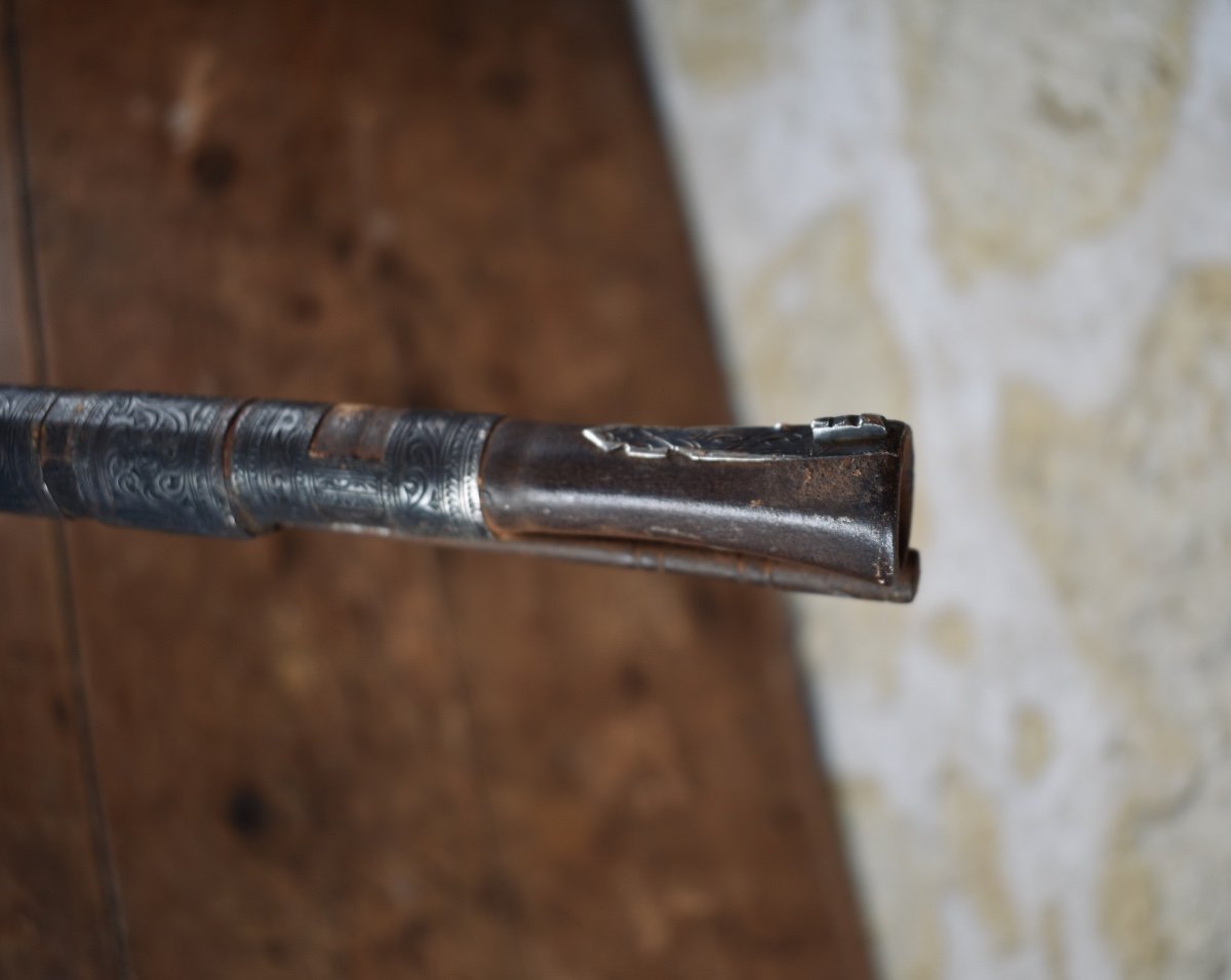 Fusil &agrave; silex moukala, Afrique du Nord, fin XIXe-photo-5