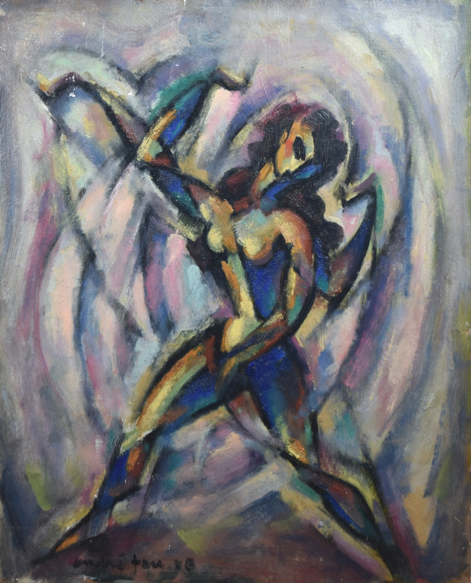 André Fau (1896-1982) - Danseuse - 1948 - Huile sur panneau