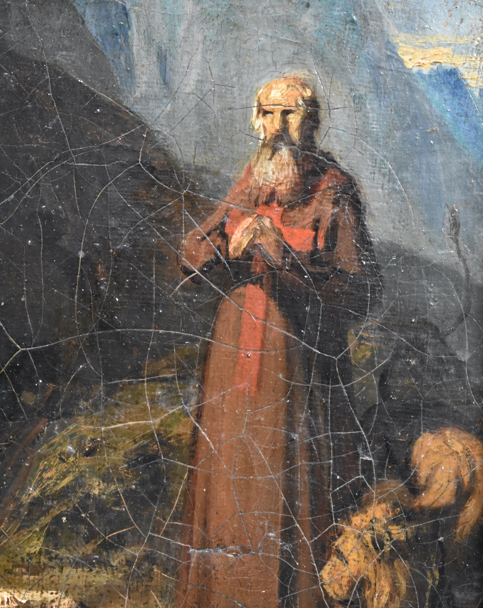 Pierre Charles Marquis (1798-1874) - Saint Zosimus And Saint Mary Of Egypt - -photo-4