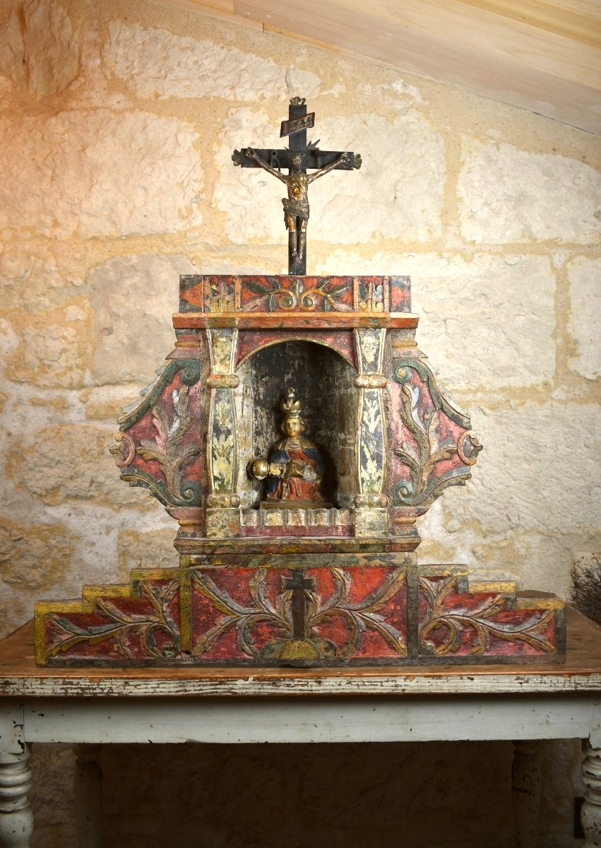 Baroque Oratory - Pietà - Cross Of The Passion - Savoy - 17th Century