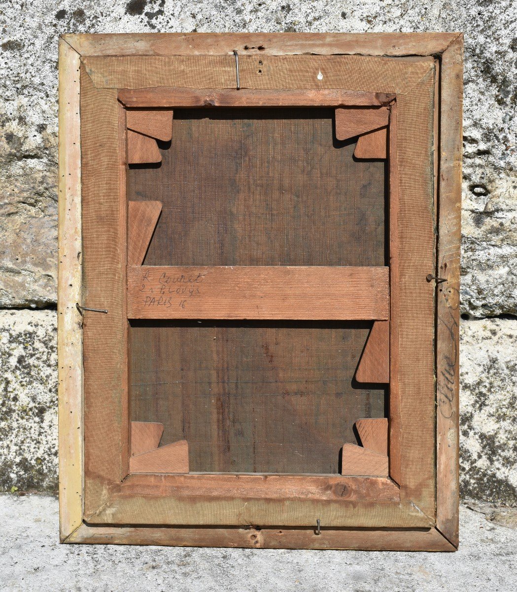 Portrait d&rsquo;un jeune gar&ccedil;on blond - &eacute;poque Directoire - Fin XVIIIe - huile sur toile -photo-3