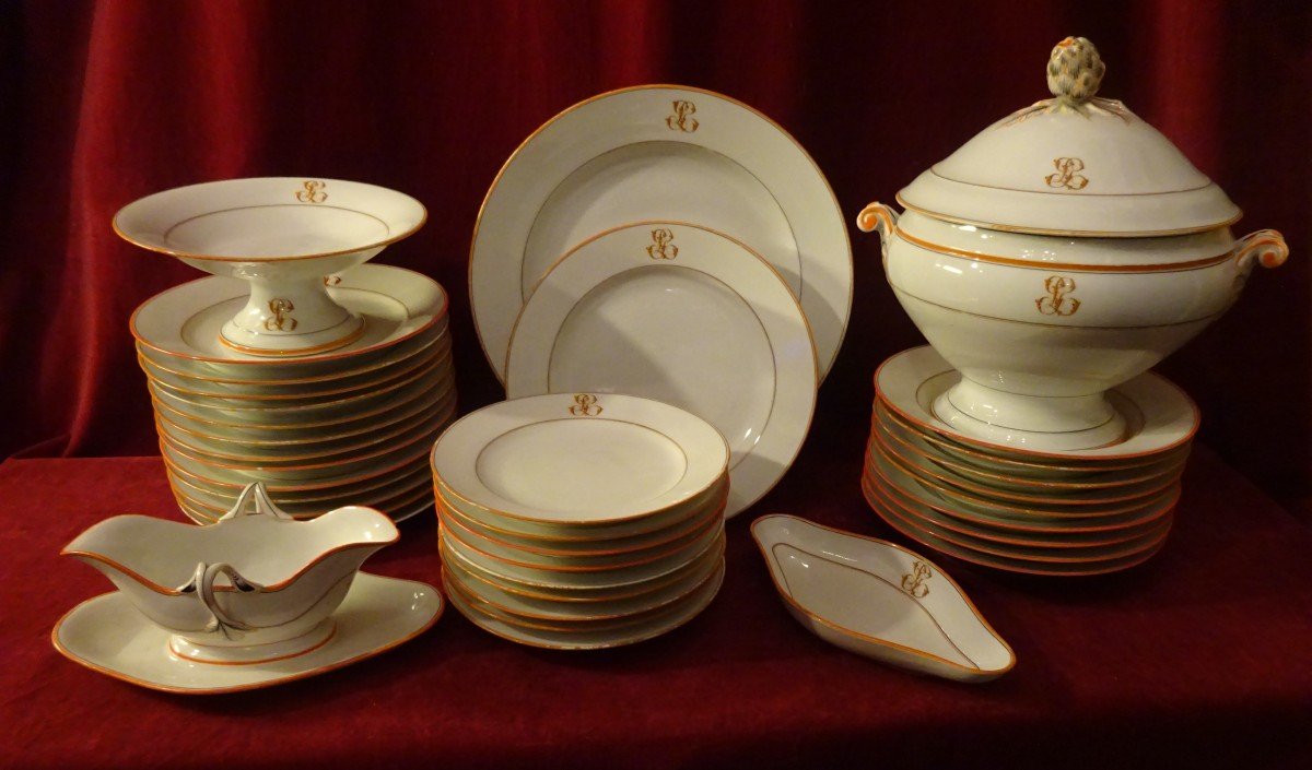 Part Of Paris Porcelain Table Service Second Empire Period