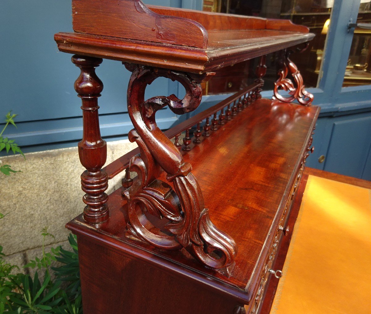 Happiness Of The Day In Mahogany Louis-philippe Period-photo-3