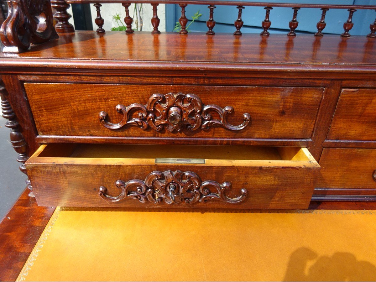 Happiness Of The Day In Mahogany Louis-philippe Period-photo-4