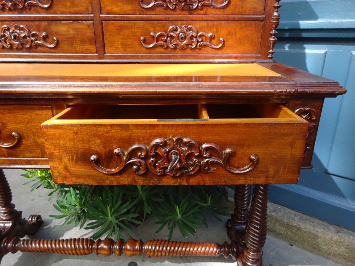 Happiness Of The Day In Mahogany Louis-philippe Period-photo-1