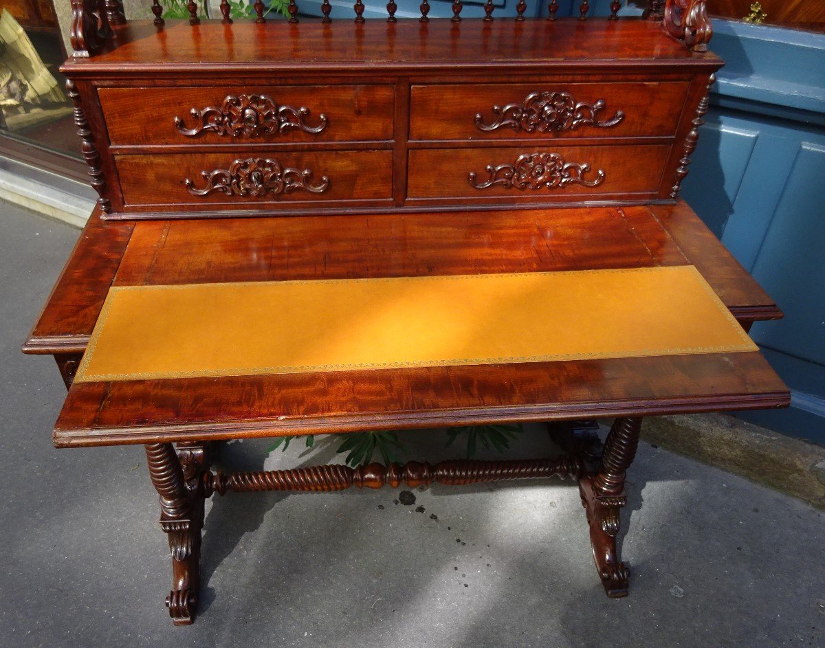 Happiness Of The Day In Mahogany Louis-philippe Period-photo-4