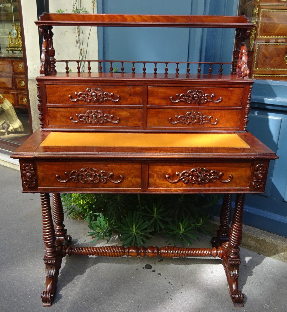 Happiness Of The Day In Mahogany Louis-philippe Period