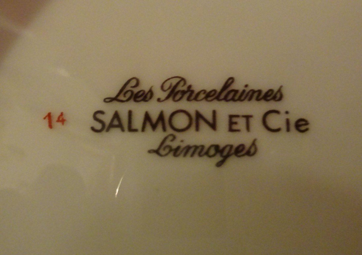 Limoges Porcelain Table Service From Maison Salmon-photo-3