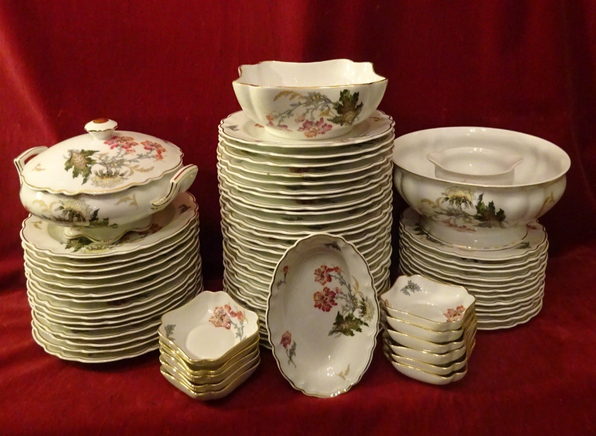 Limoges Porcelain Table Service From Maison Salmon-photo-4