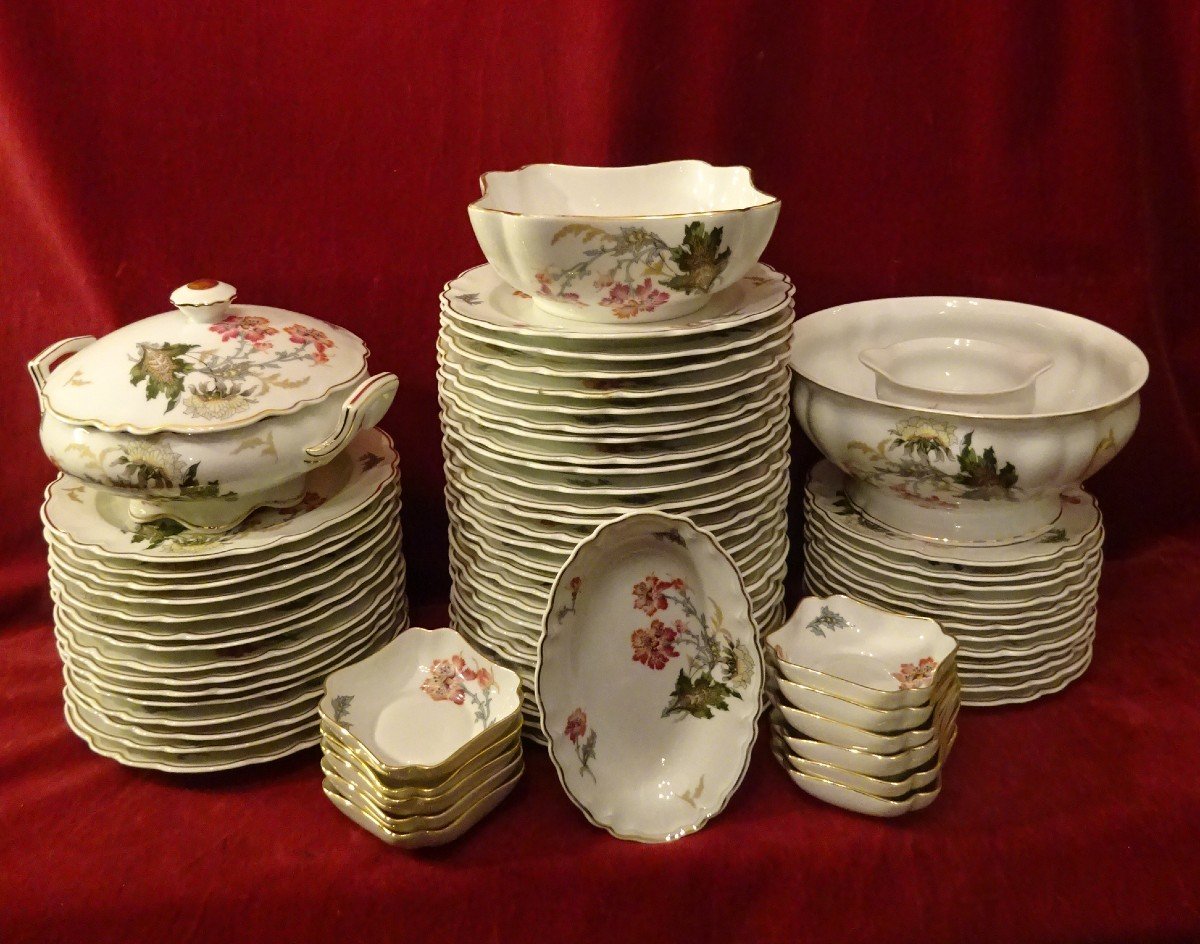 Limoges Porcelain Table Service From Maison Salmon