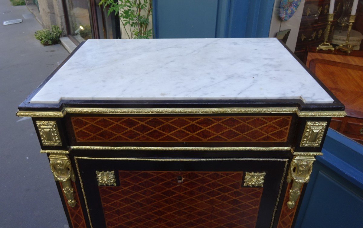 Secrétaire à Abattant En Marqueterie d'époque Napoléon III-photo-4